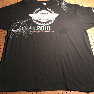 2X World Championship of custom bike building 2010 short sleeve t Harley Sturgis